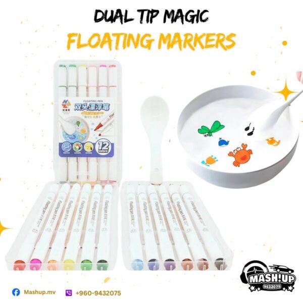 Dual Tip Magic Floating Markers